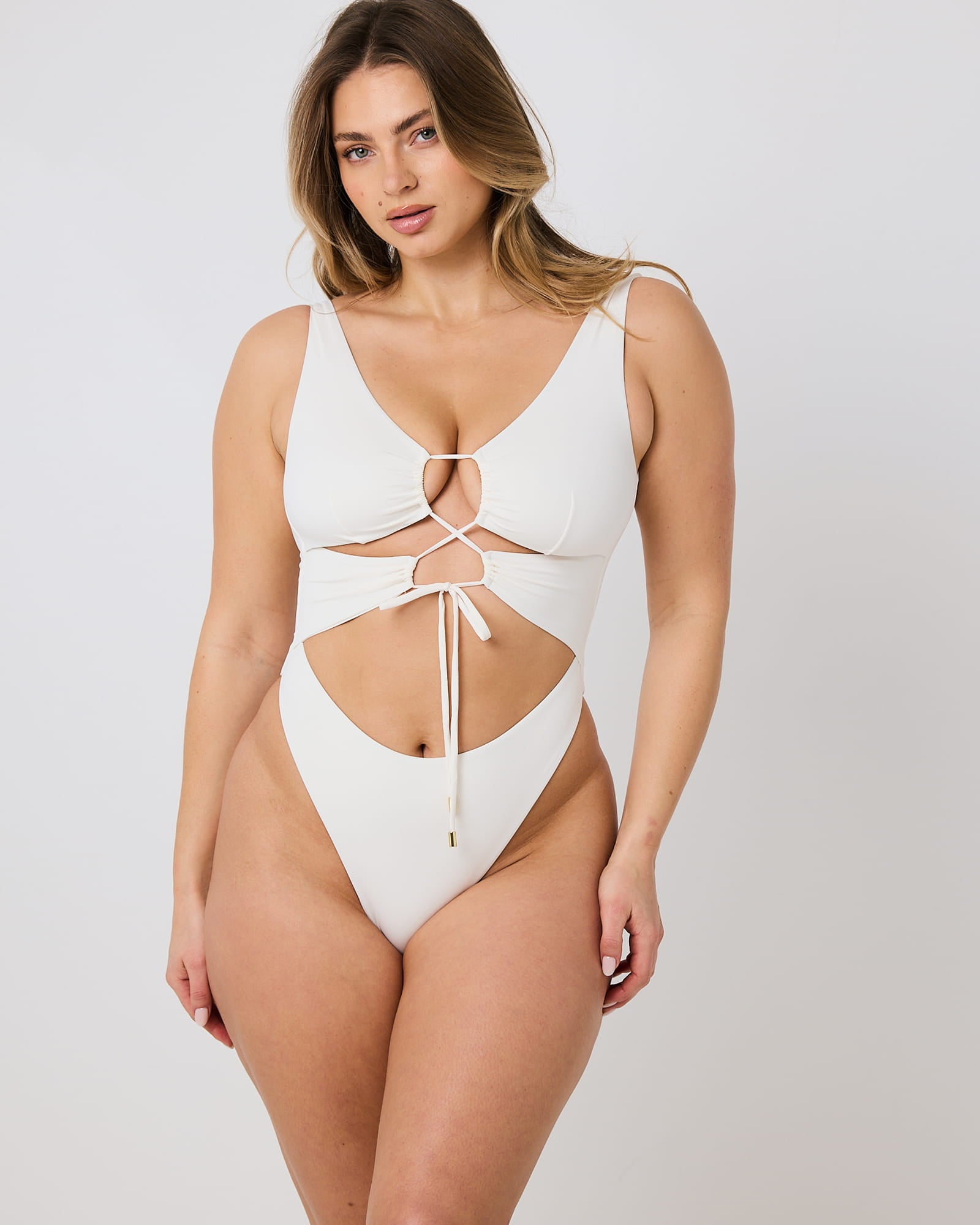 Carib One Piece Swimsuit - Coconut