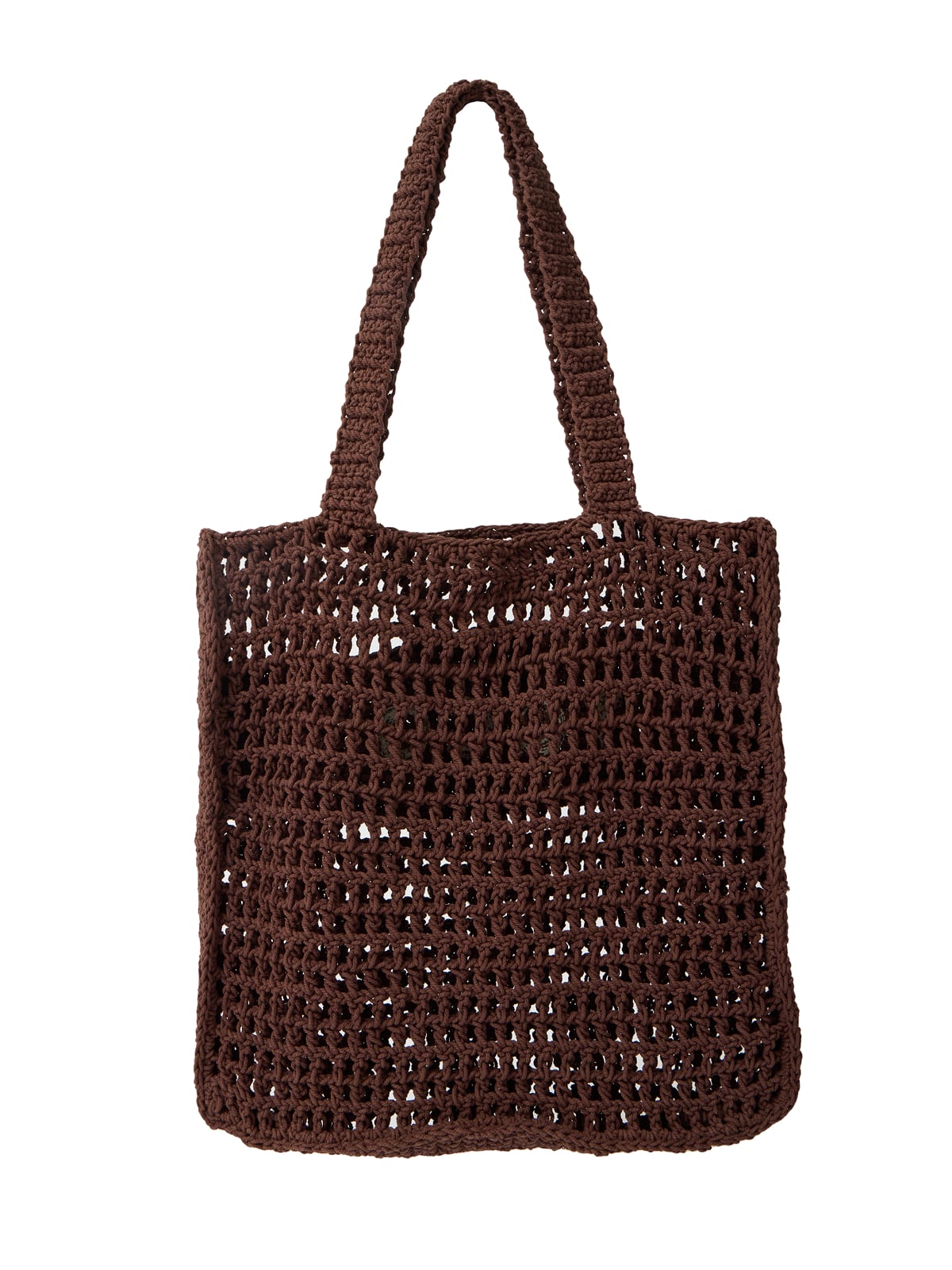Crochet Beach Bag // Chocolate