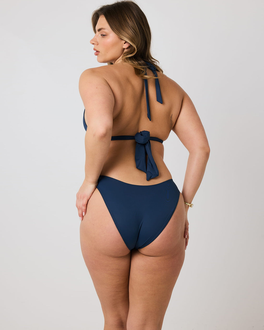 Capri Bikini Bottoms - Denim