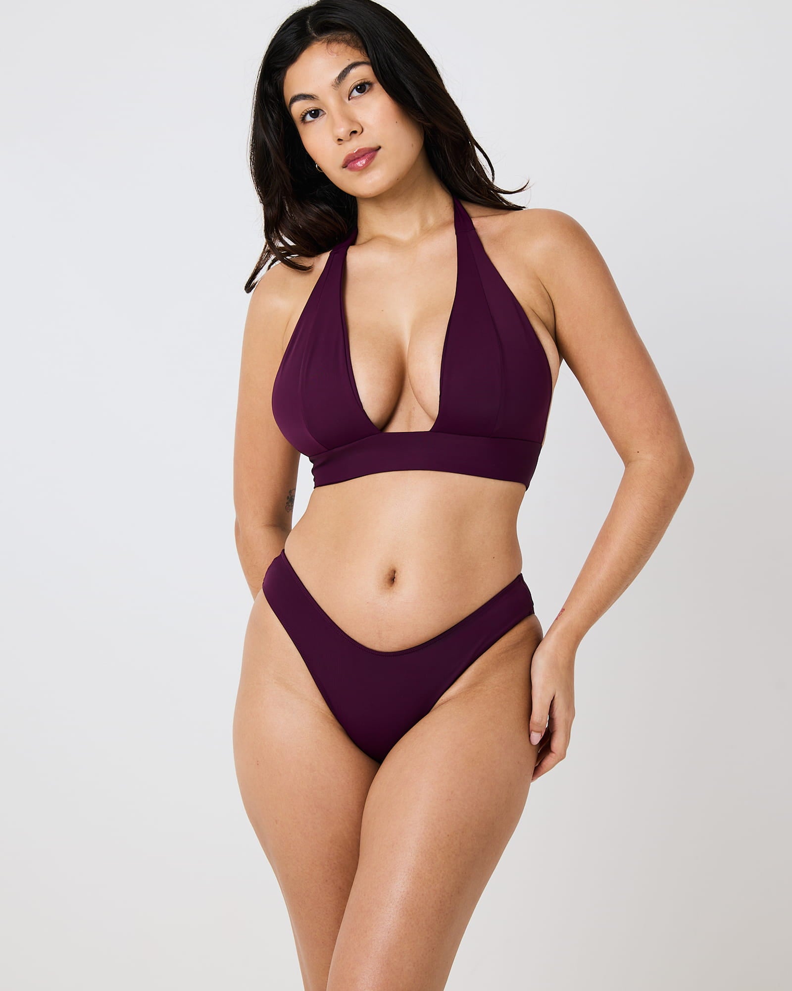 Capri Bikini Bottoms - Plum
