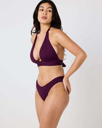 Capri Bikini Bottoms - Plum