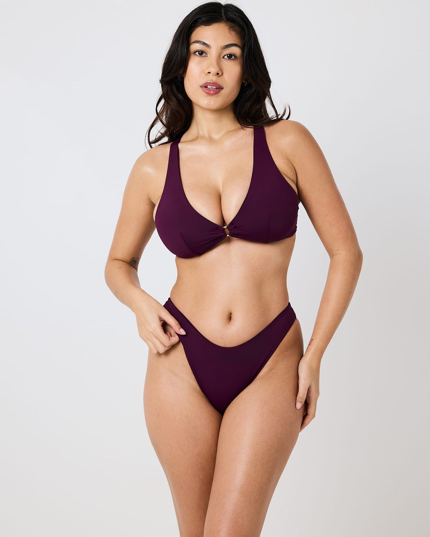 Havana Bikini Top - Plum