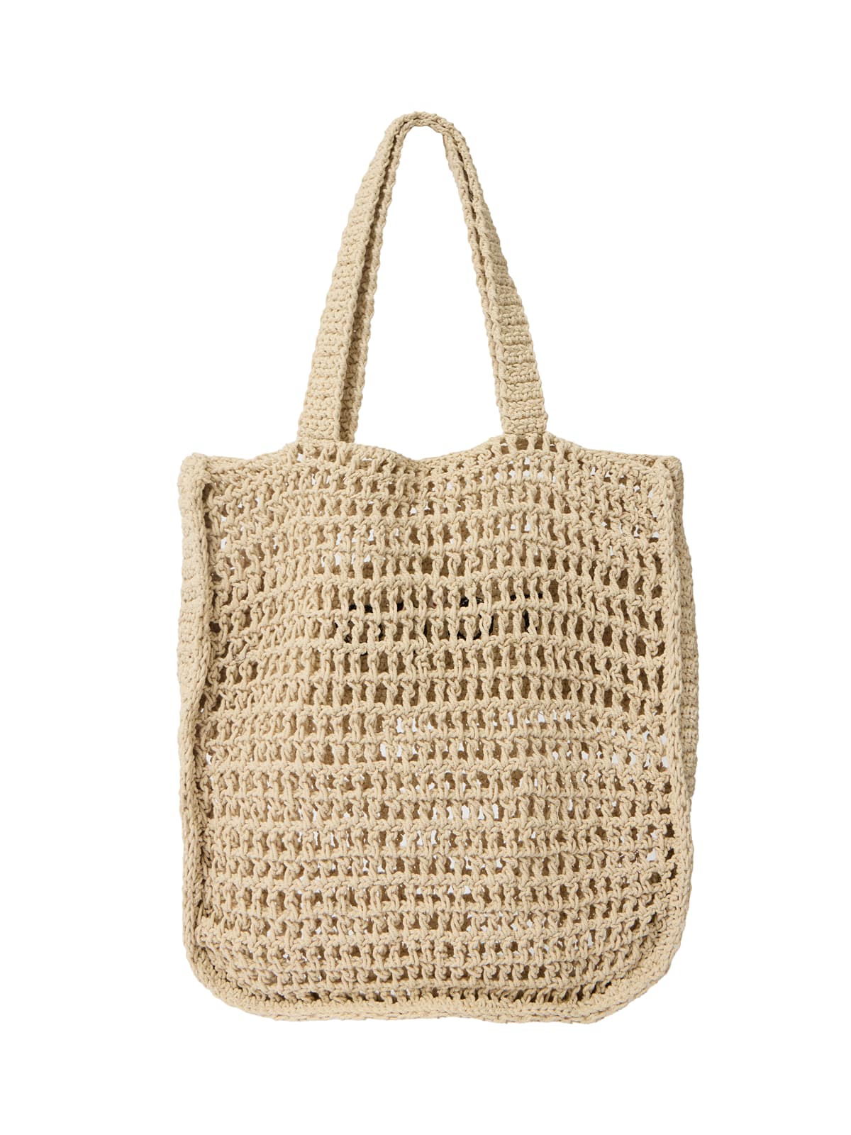 Crochet Beach Bag // Natural