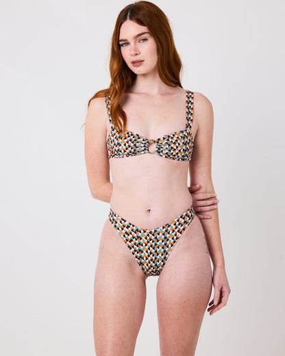 Toco Ruched Bikini Bottoms - Siren