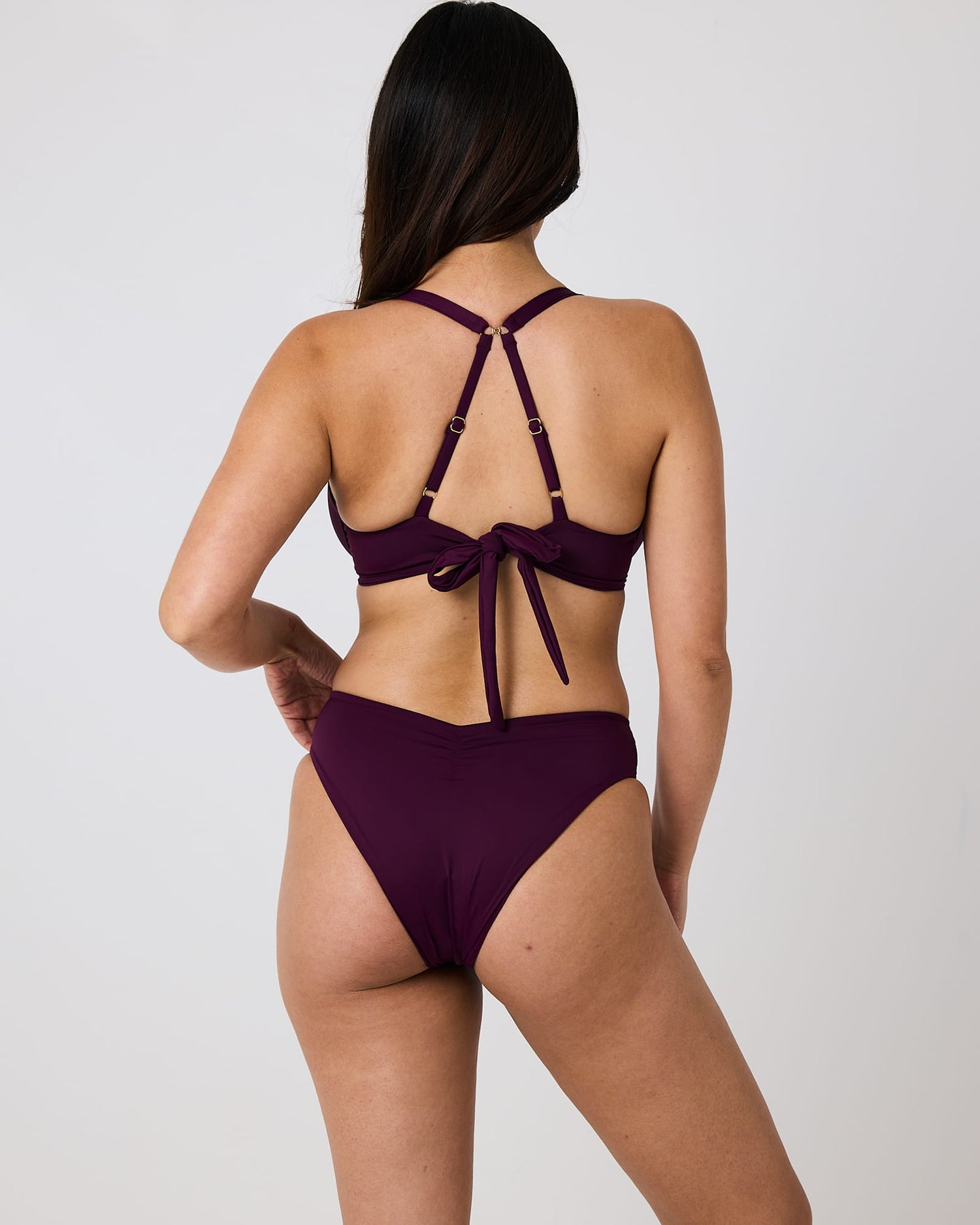 Tulum Bikini Top - Plum