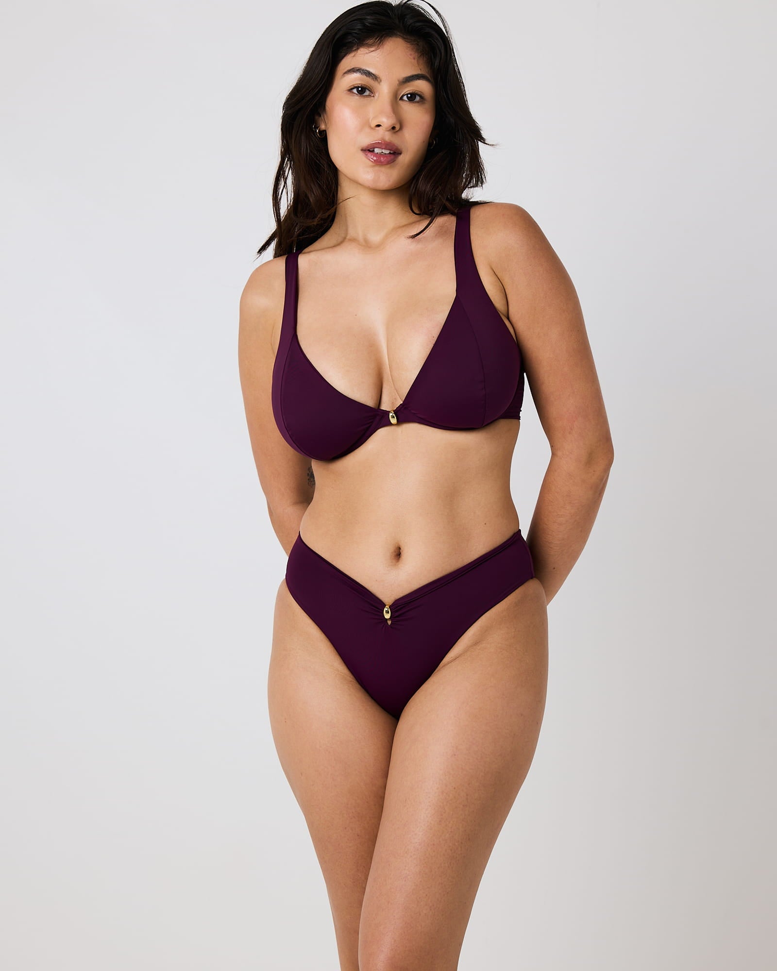 Tulum Bikini Top - Plum