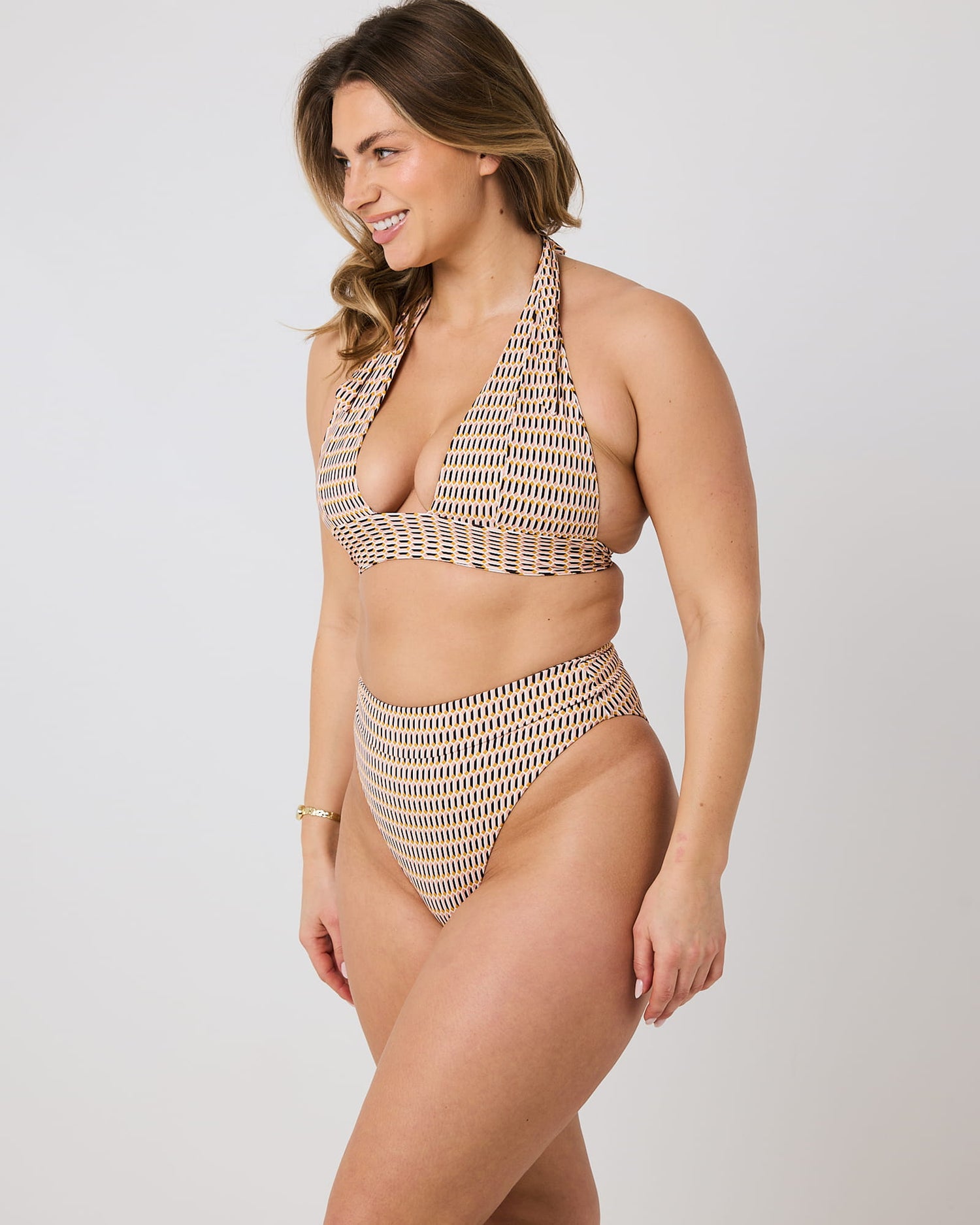 Yara Halter Bikini Top - Sahara
