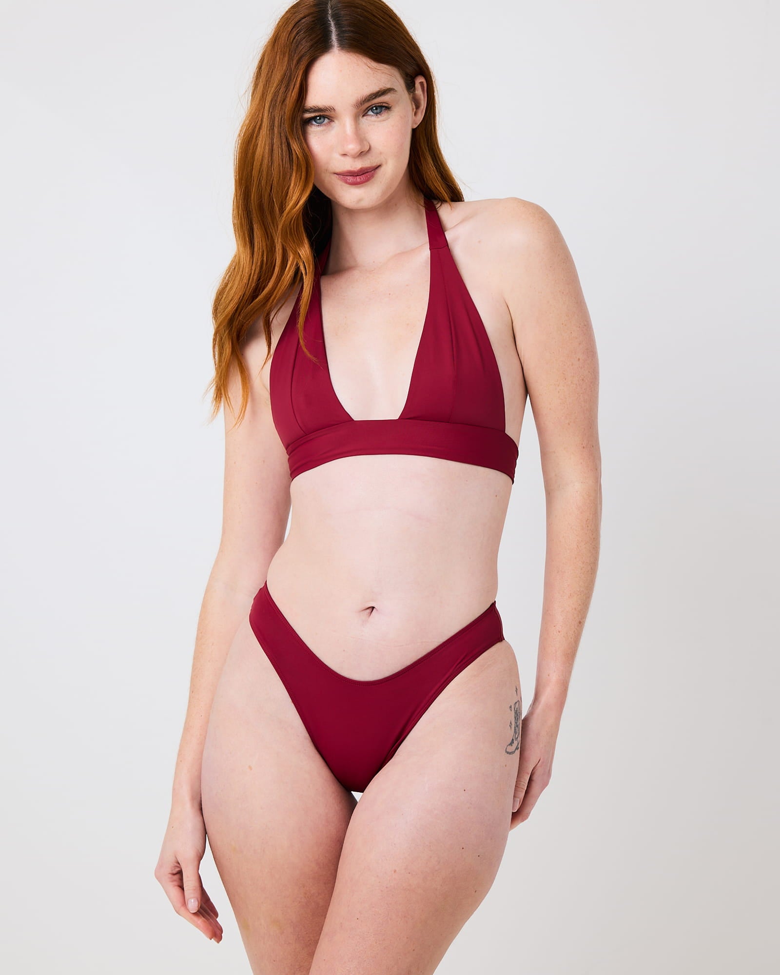 Yara Halter Bikini Top - Shiraz